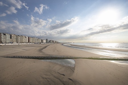 Ausgedehnter Sandstrand von Blankenberge